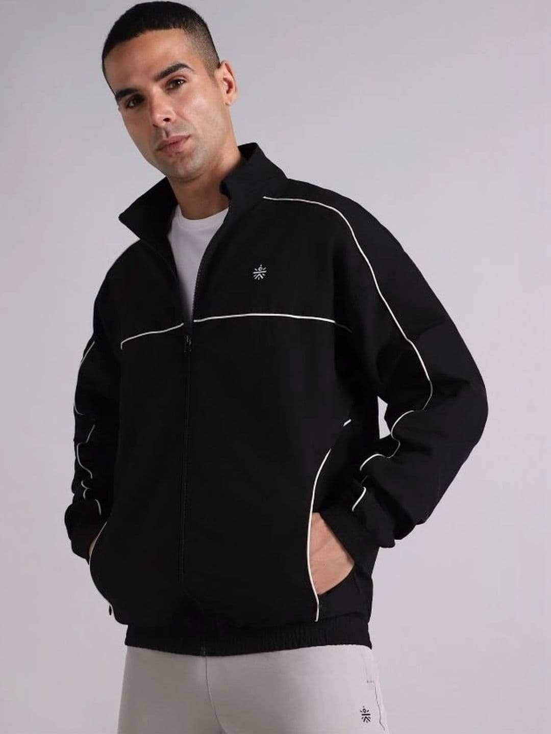 CULT Men Black Power Up Layering Train Jacket - view 1