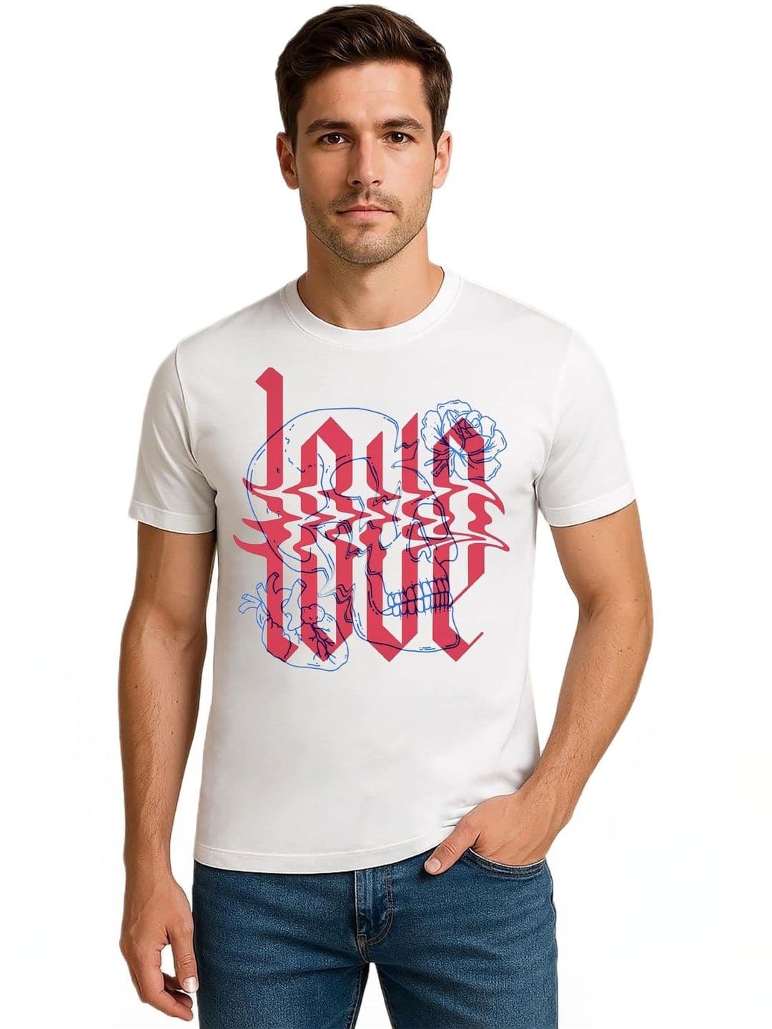VLAM Unisex Printed Slim Fit T-shirt - view 1
