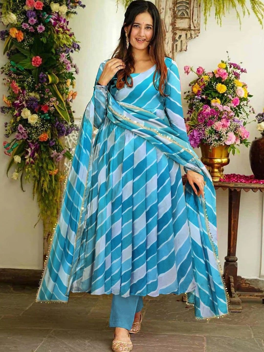 SHREE HARI CLOTH Striped A-Line Dress - view 1