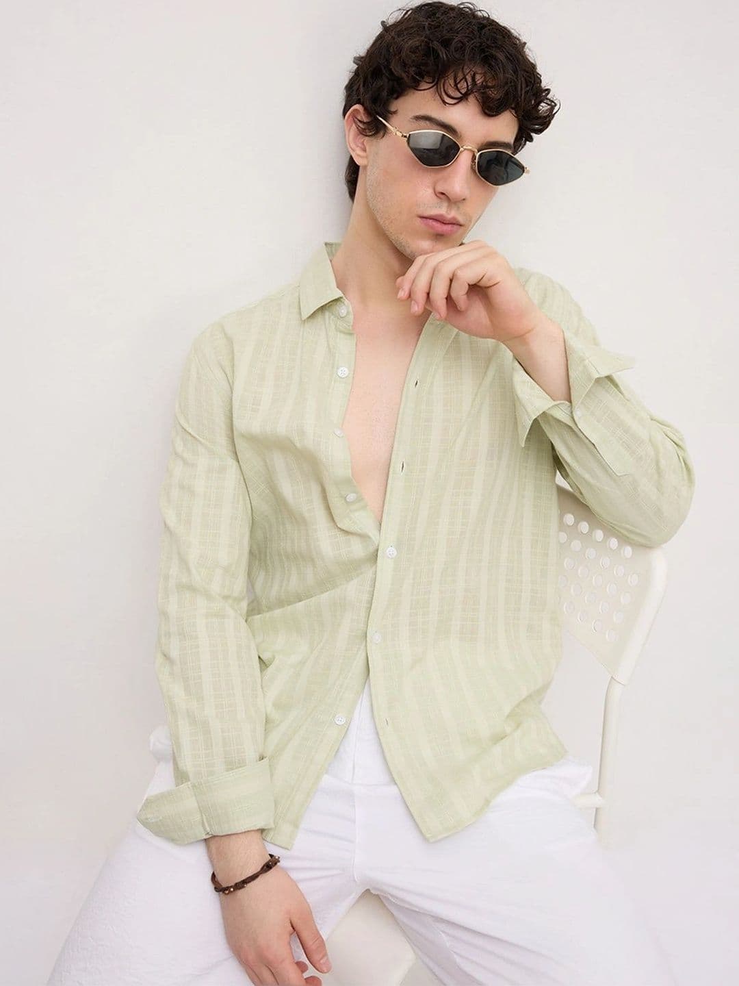 VASTRADO Men Classic Slim Fit Casual Shirt - view 1