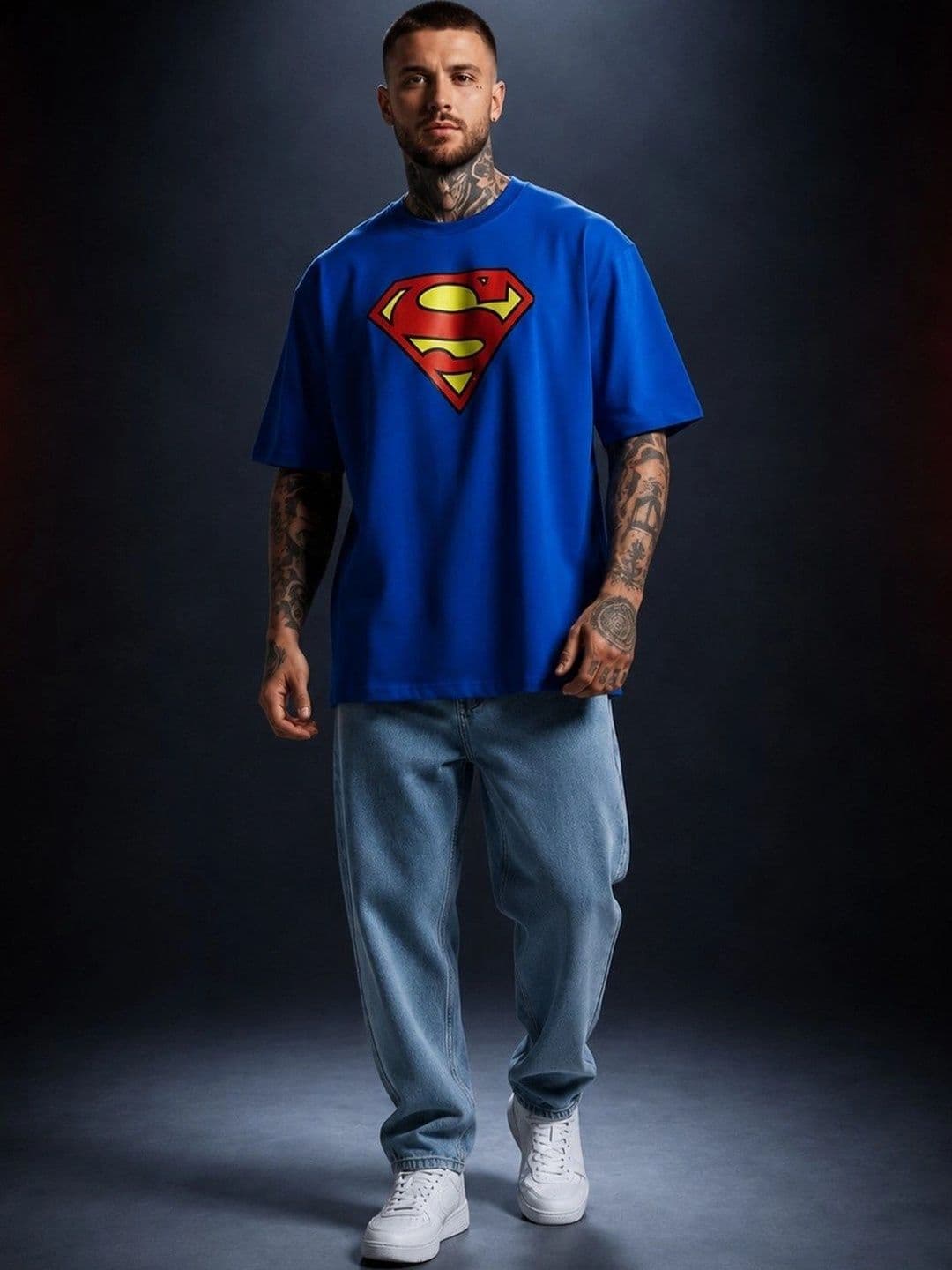 Bochike Men Superman Printed T-shirt - view 1