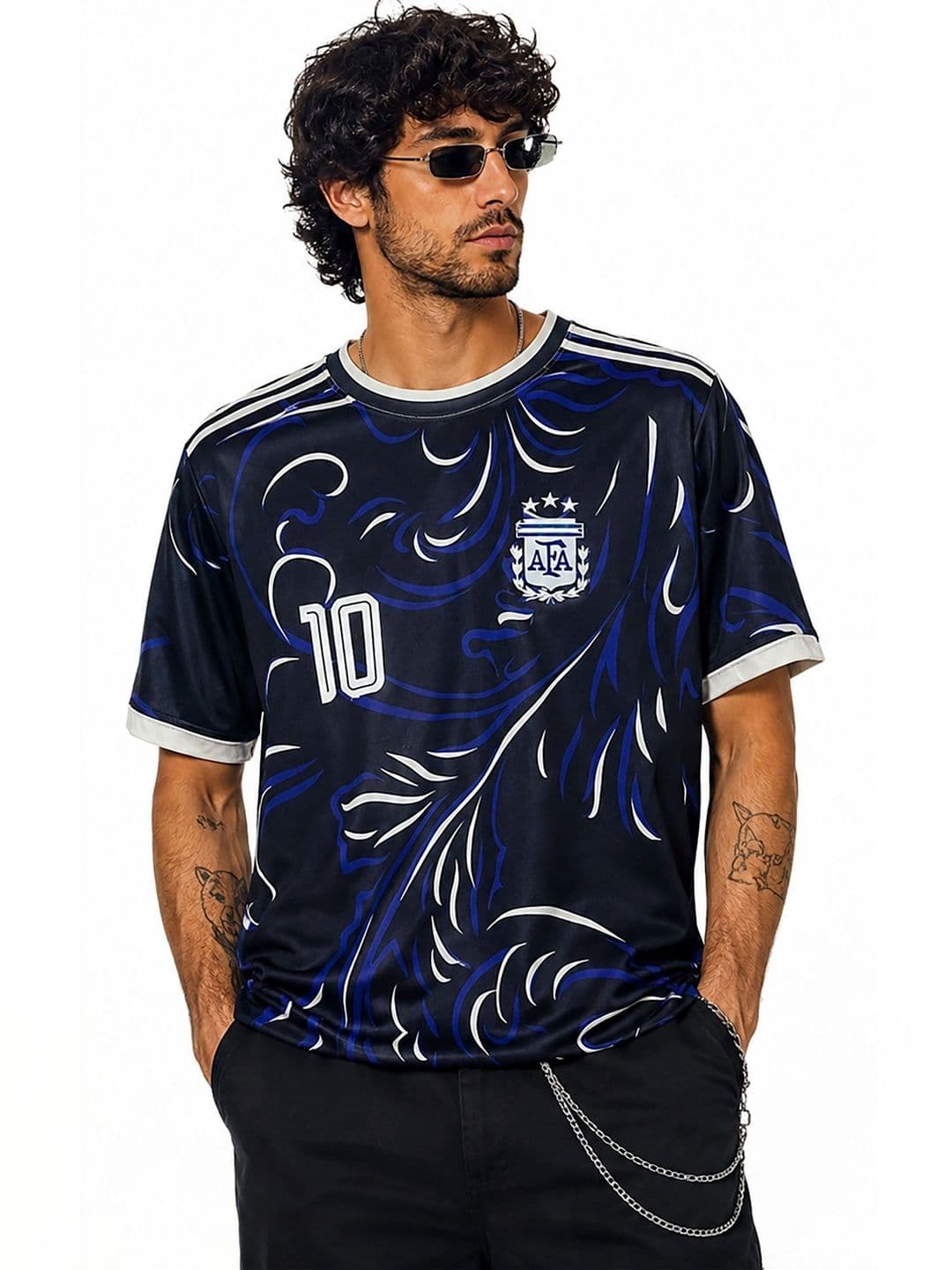 dostitch Men Lionel Messi Printed T-shirt - view 1