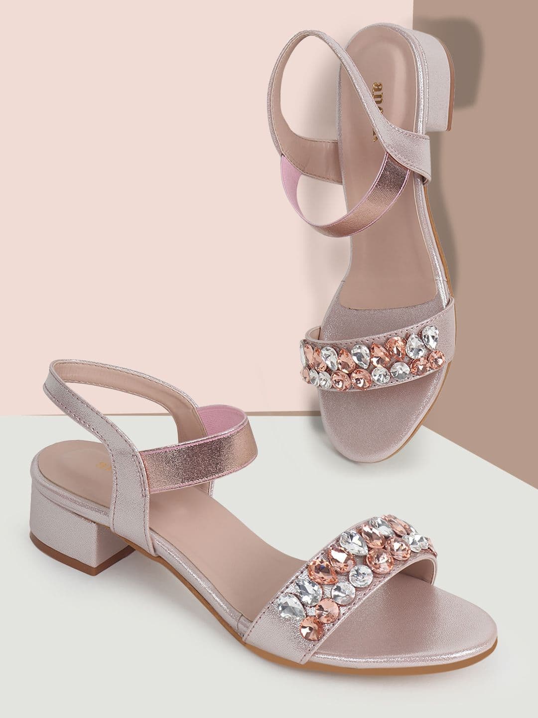 Anouk Women Embellished Block Heel Sandals - view 1