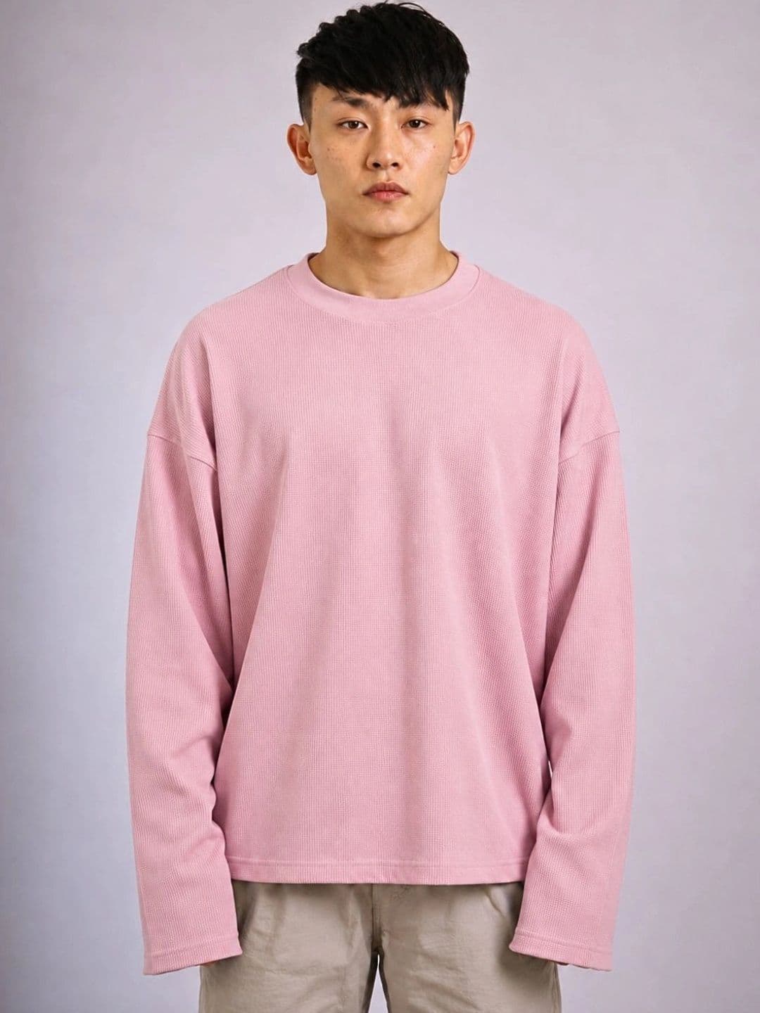 UNIQSOME Men Drop-Shoulder Sleeves T-shirt - view 1