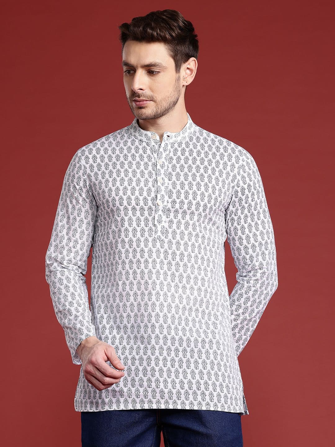Anouk Ethnic Motifs Printed Kurta - view 1