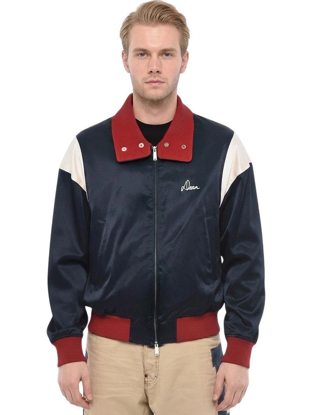 Dsquared2 Navy Blue Bomber Jacket - view 1
