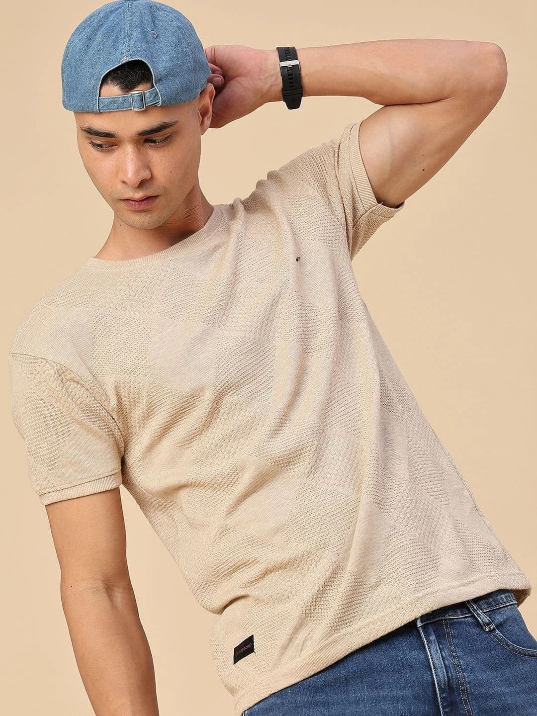 V-Mart Men Slim Fit T-shirt - view 1