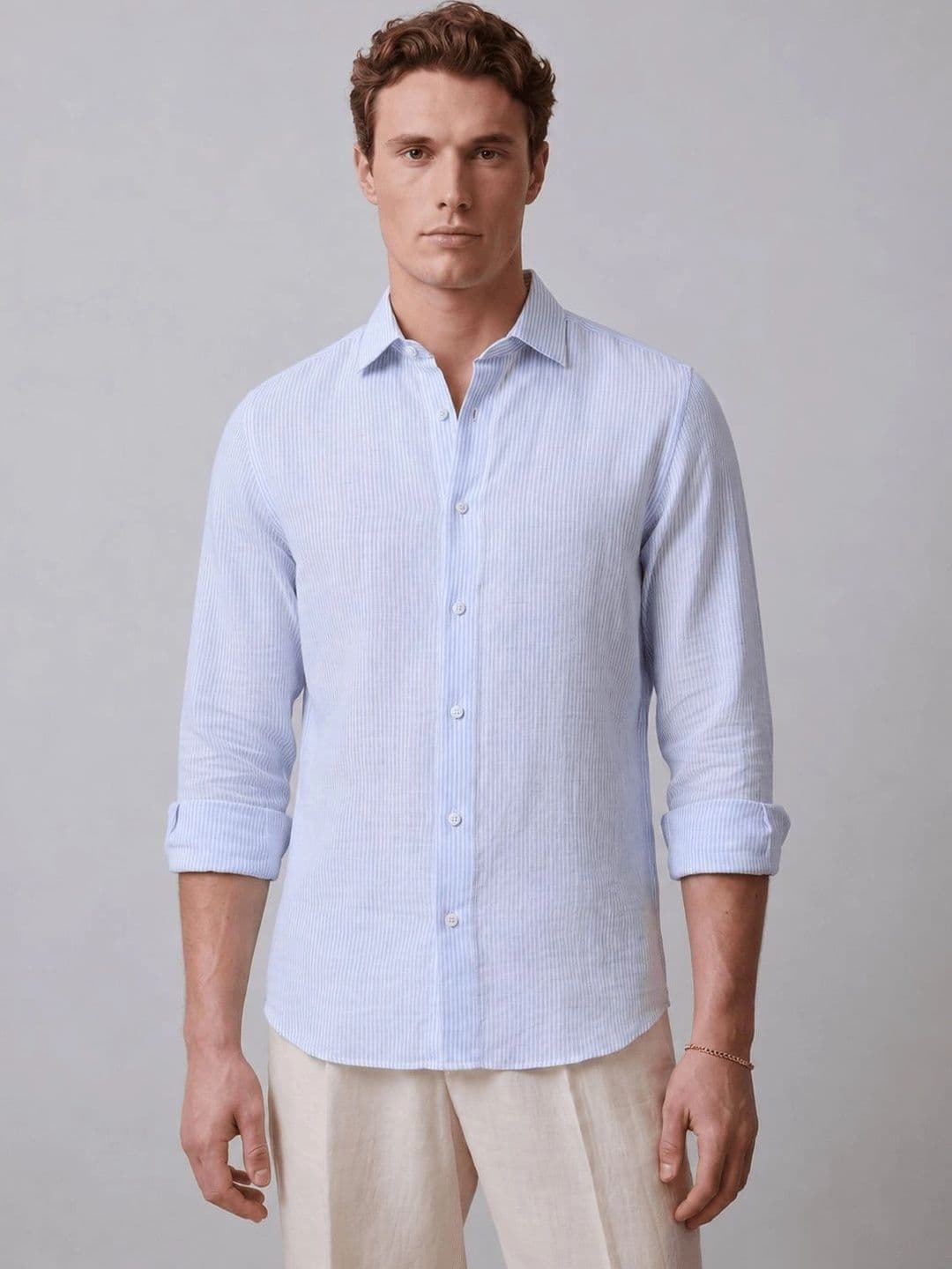 SAINT PEACH Men Striped Casual Shirt - view 1