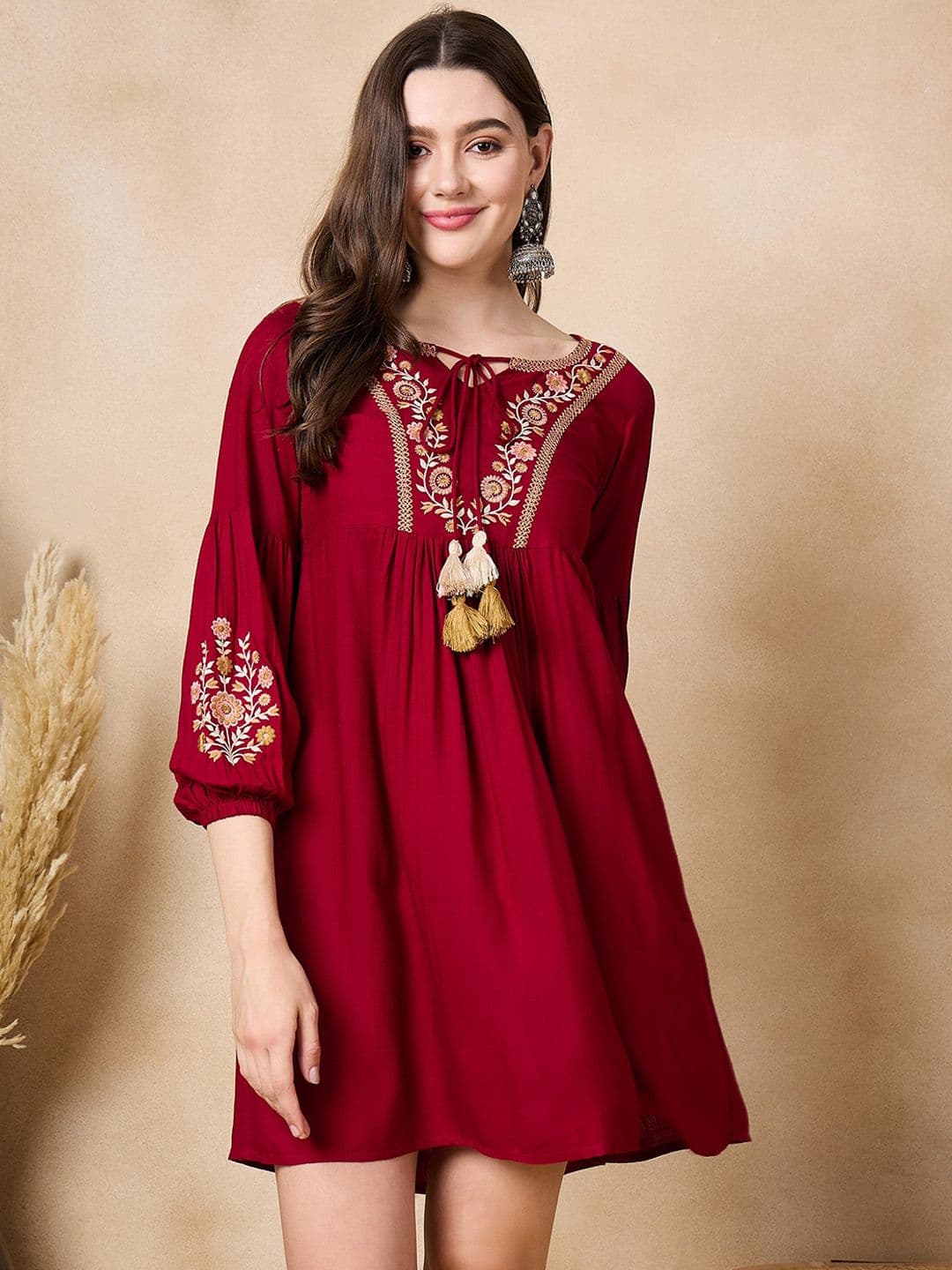 Anouk Women Embroidered Ethnic Dresses - view 1