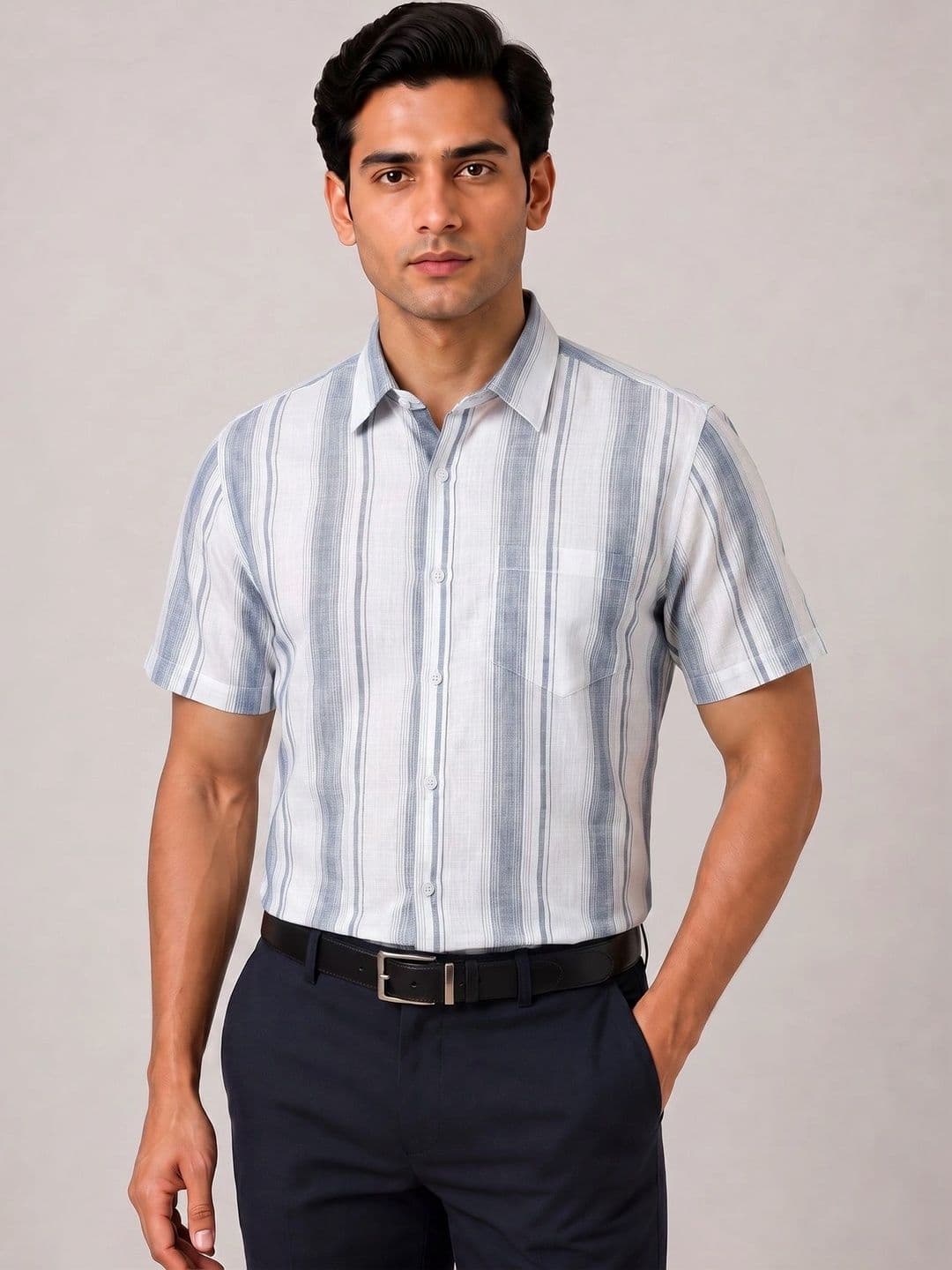 ACCOX Men Comfort Striped Formal Shirt - view 1