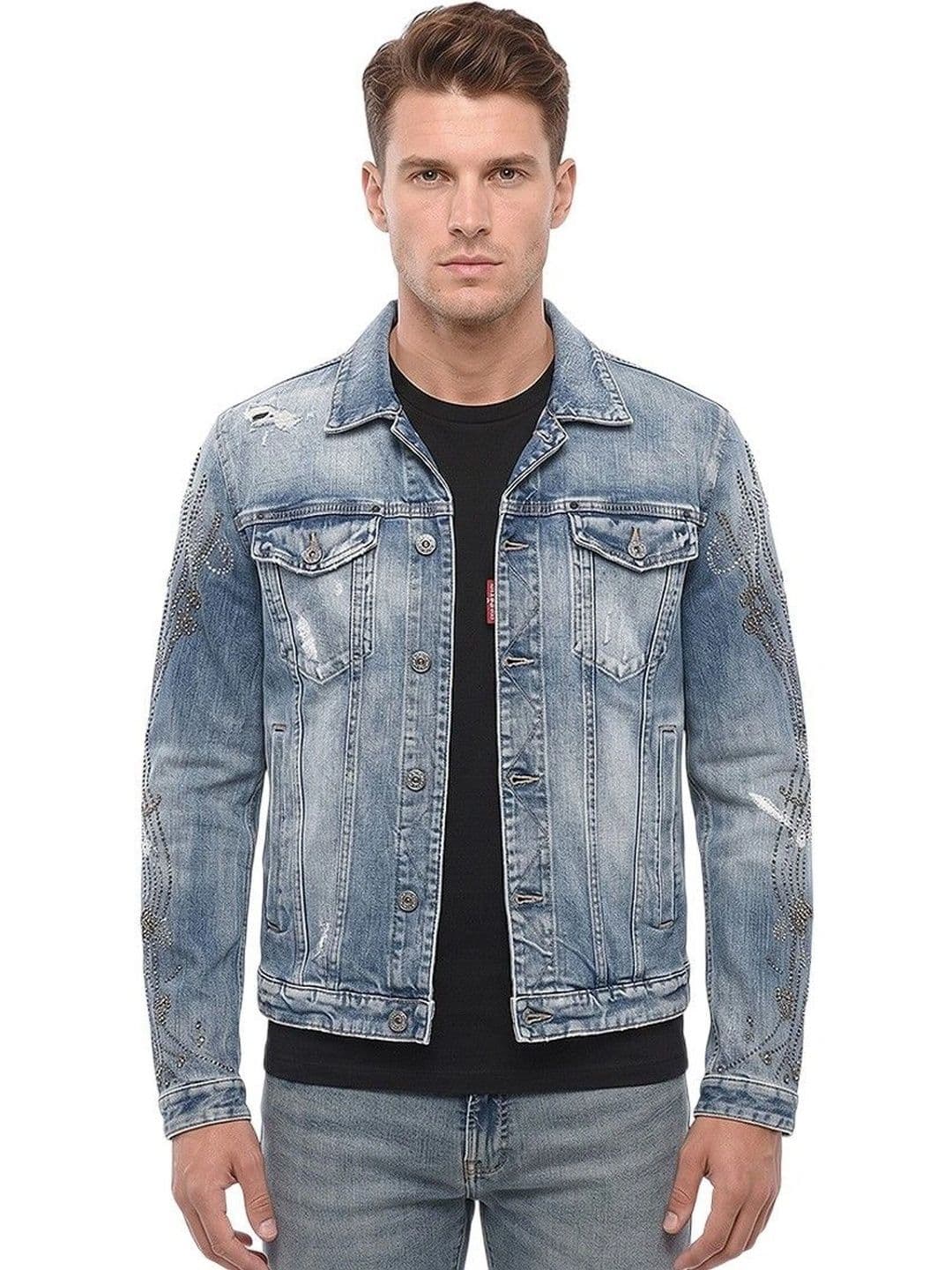 Dsquared2 Blue Regular Denim Jacket - view 1