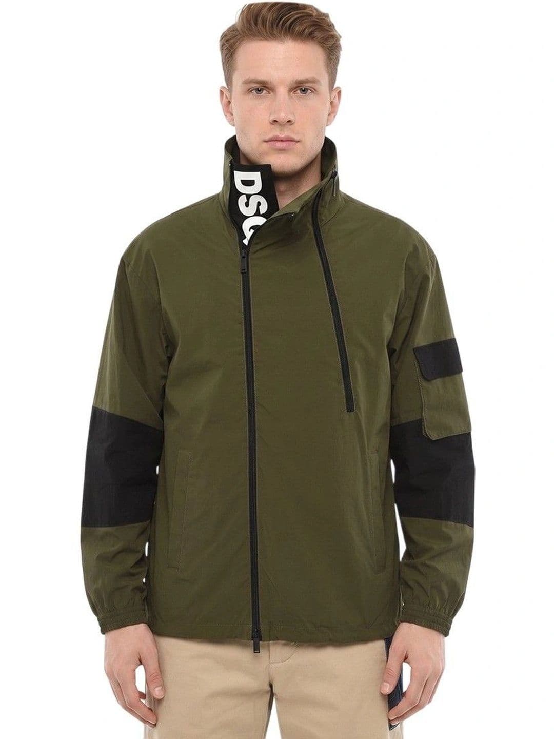 Dsquared2 Green Regular Bomber Jacket - view 1