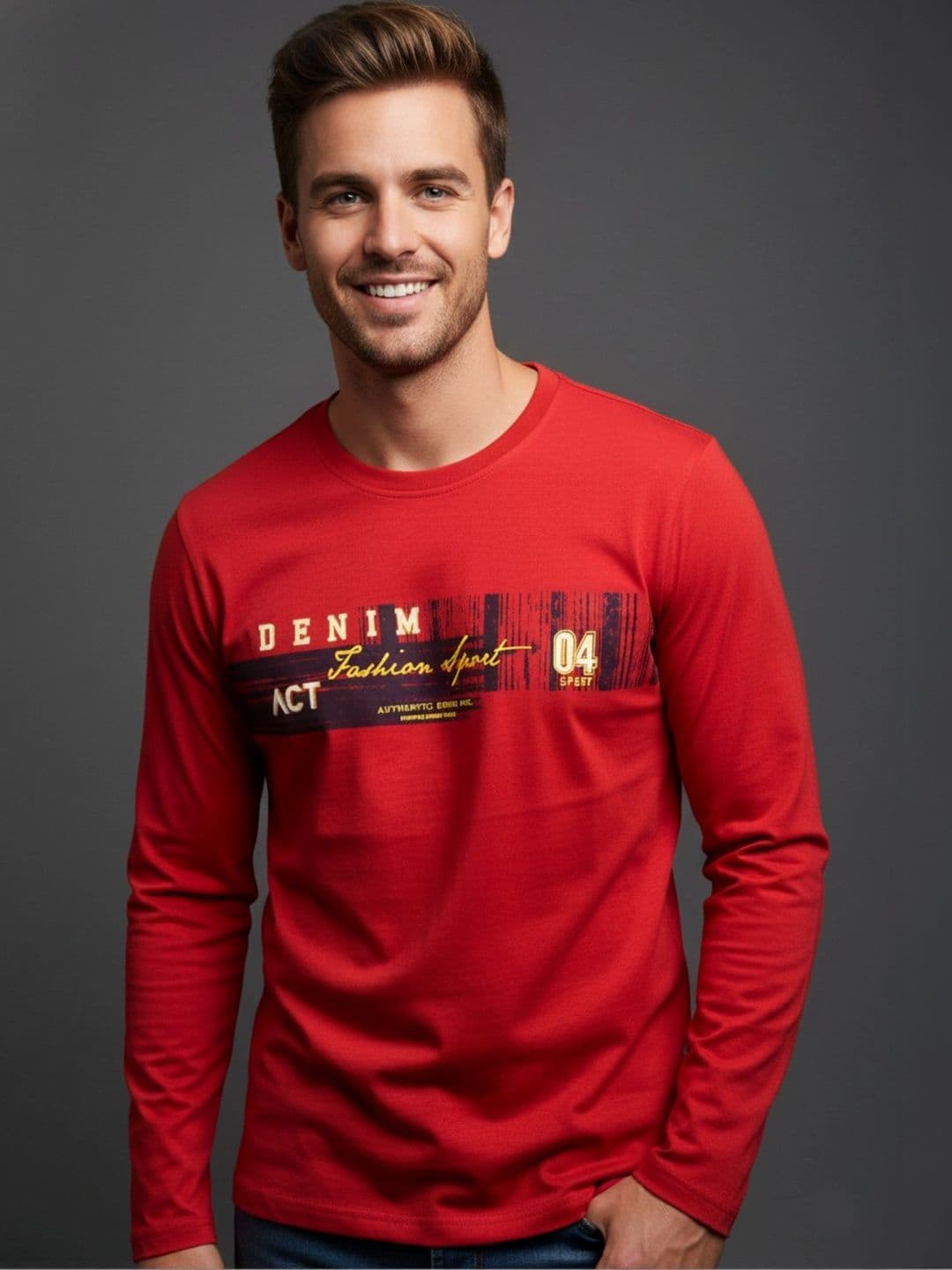 BAESD Men Typography Printed T-shirt - view 1