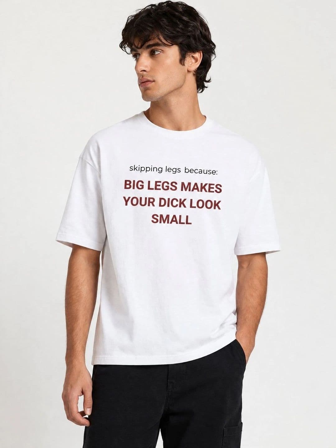 Orayne Men Typography Printed Boxy T-shirt - view 1