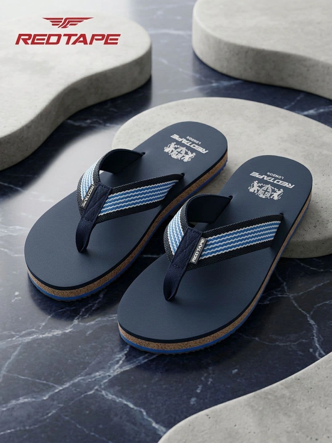 Red Tape Men Thong Flip-Flops - view 1