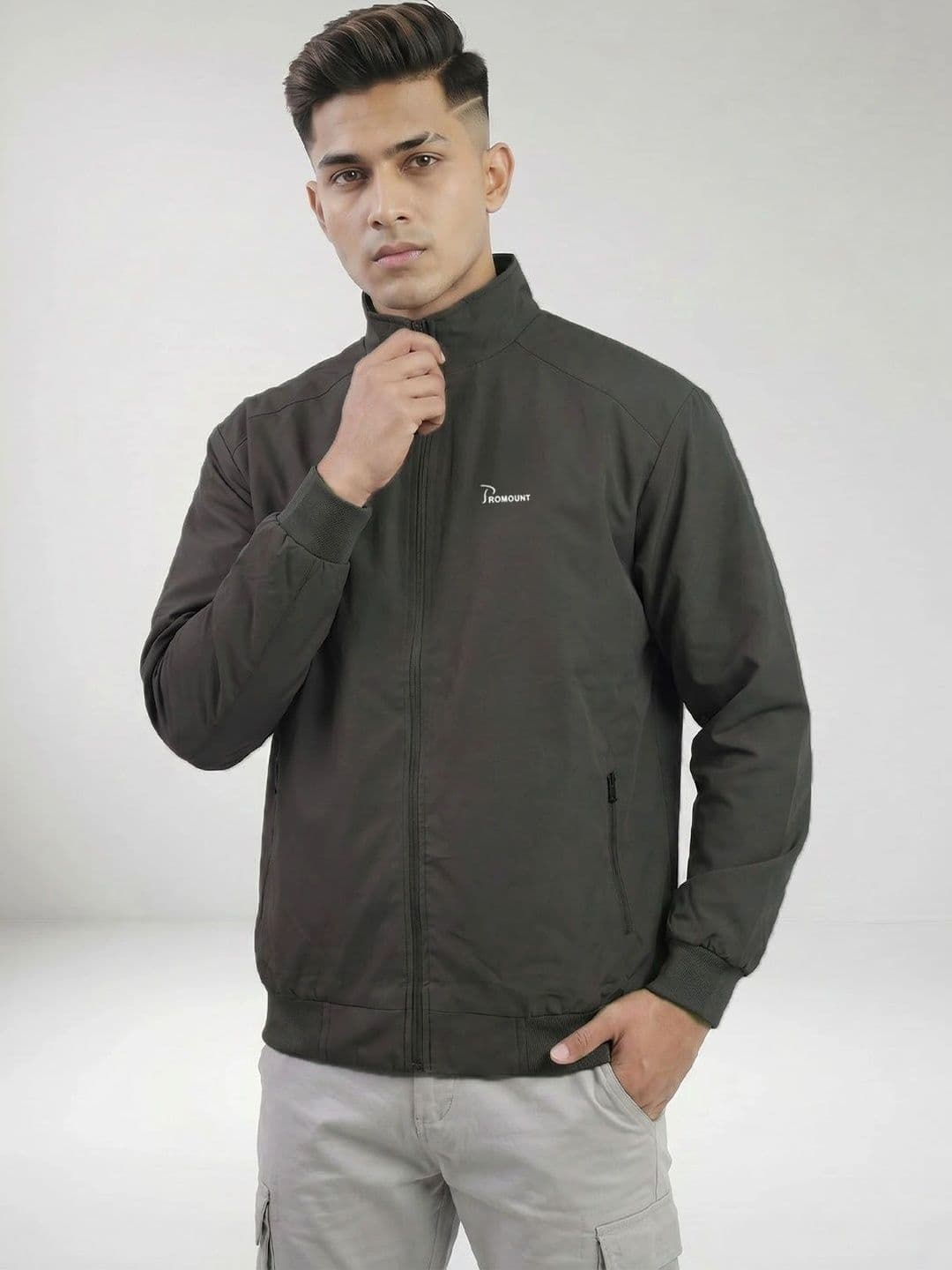 MOUNTAIN COLOURS Men Lightweight Training or Gym Bomber Jacket - view 1