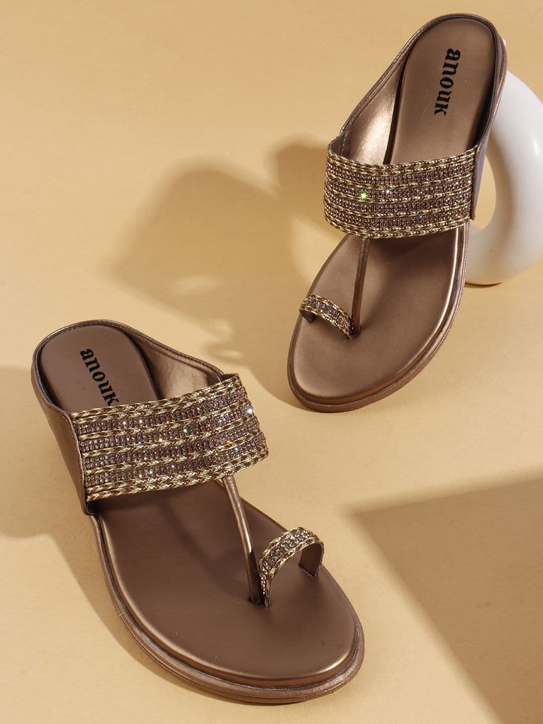 Anouk Women Embellished Wedge Heel Sandals - view 1