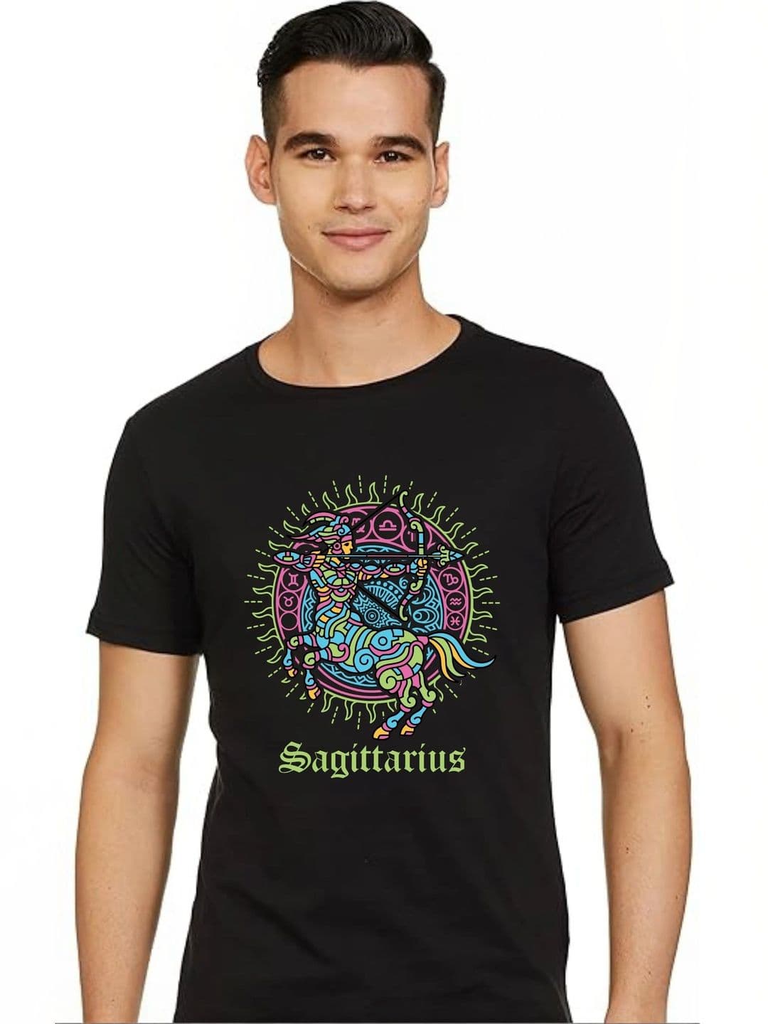 INKWALE Men Printed Pure Cotton T-shirt - view 1