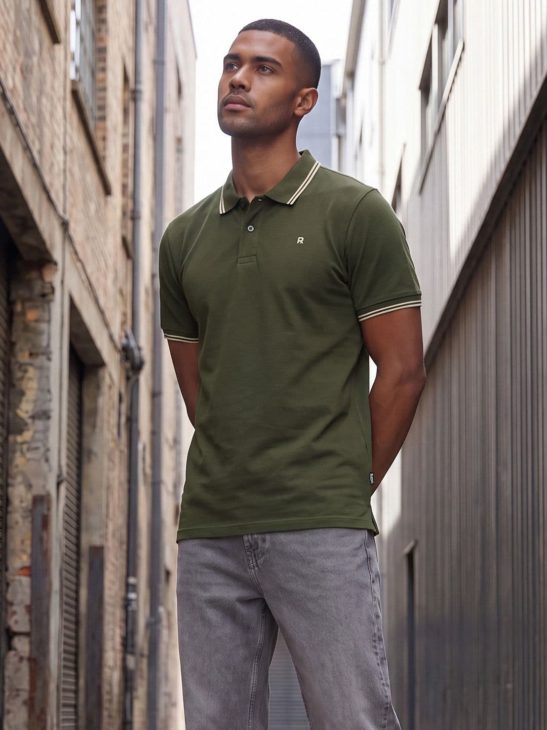 The Roadster Life Co. Polo Collar Pure Cotton T-shirt - view 1