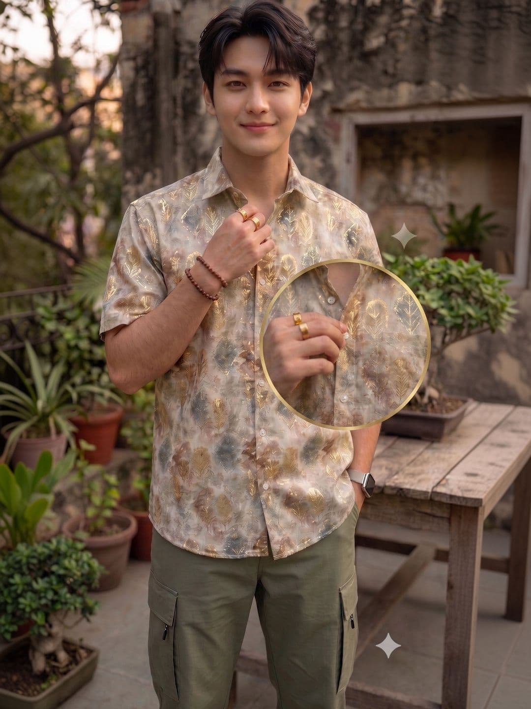Roadster Men Classic Floral Printed Casual Shirt - view 1