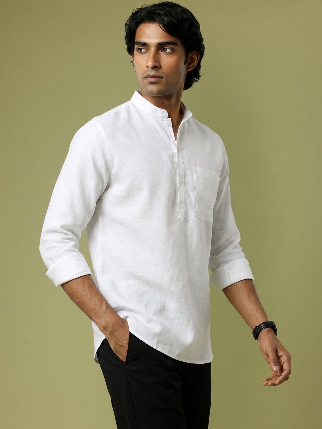Anouk Mirage Mandarin Collar Kurta - view 1