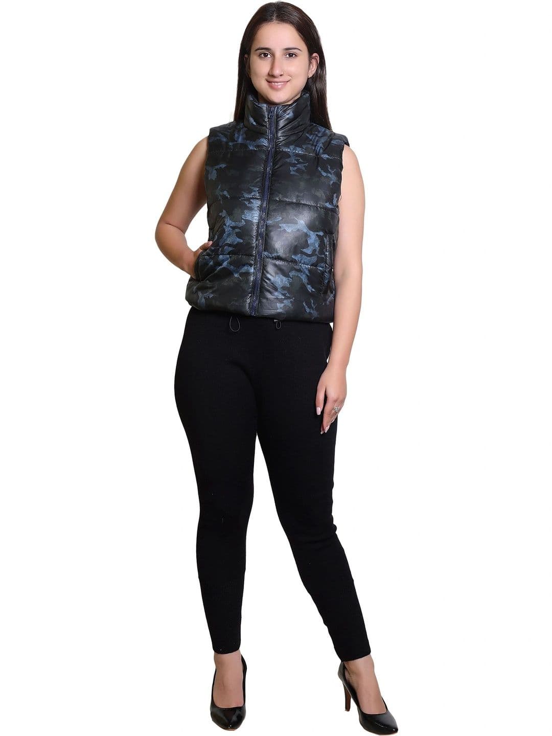 Chemistry Women Camouflage Insulator Puffer Jacket - view 1