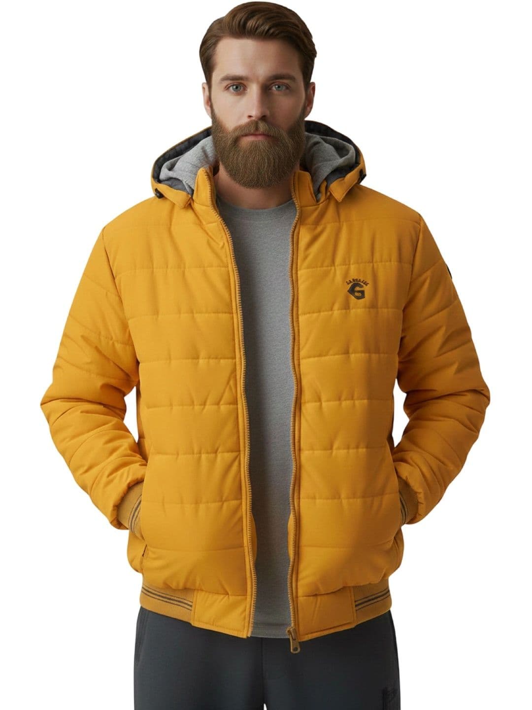 Roadster Men Lightweight Training or Gym Puffer Jacket - view 1