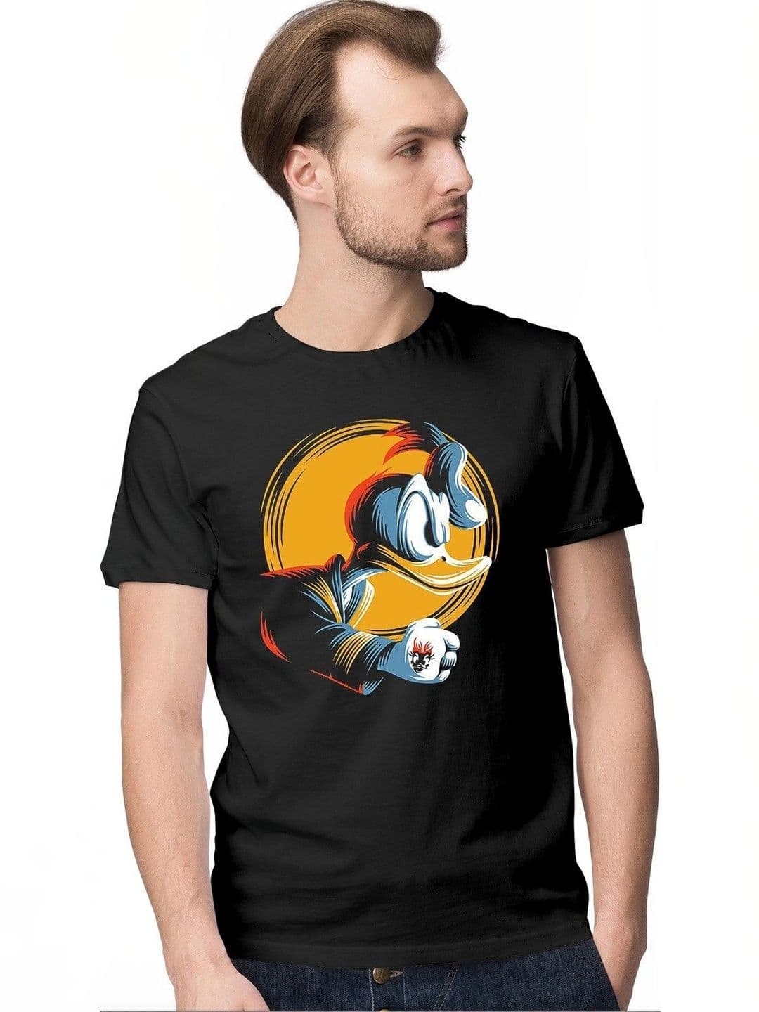 INKWALE Men Donald Duck Printed T-shirt - view 1