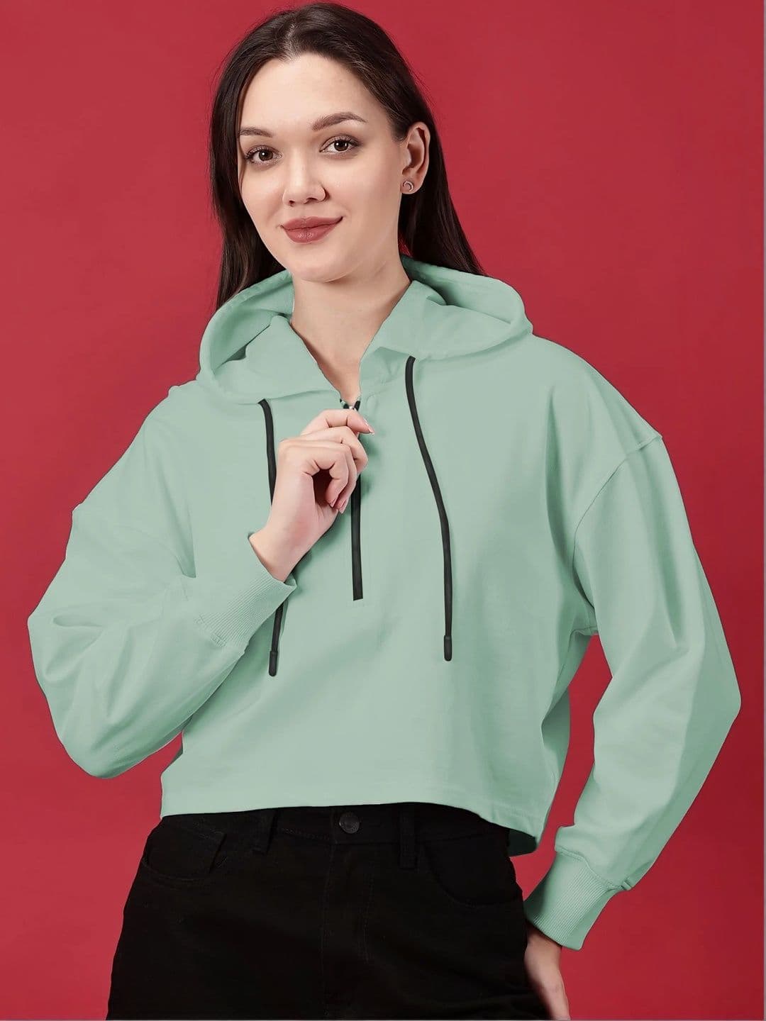 NOVIA Women Hooded Sweatshirt - view 1