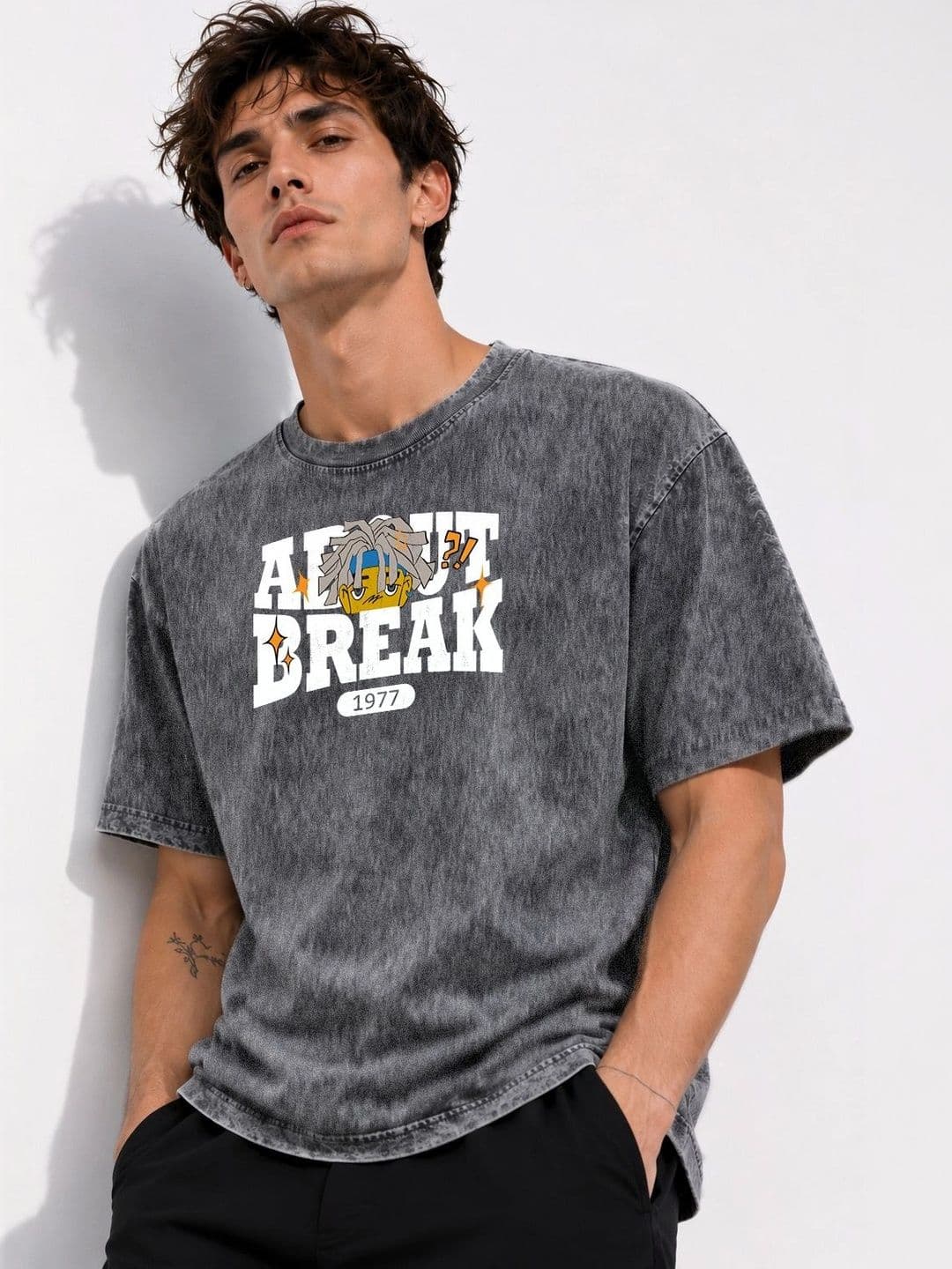 Roadster Men Typography Printed T-shirt - view 1