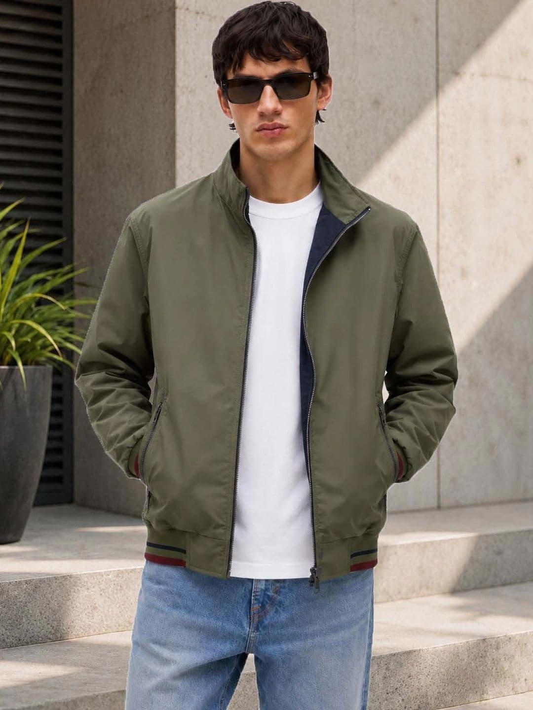 Moda Rapido Men Lightweight Bomber Jacket - view 1