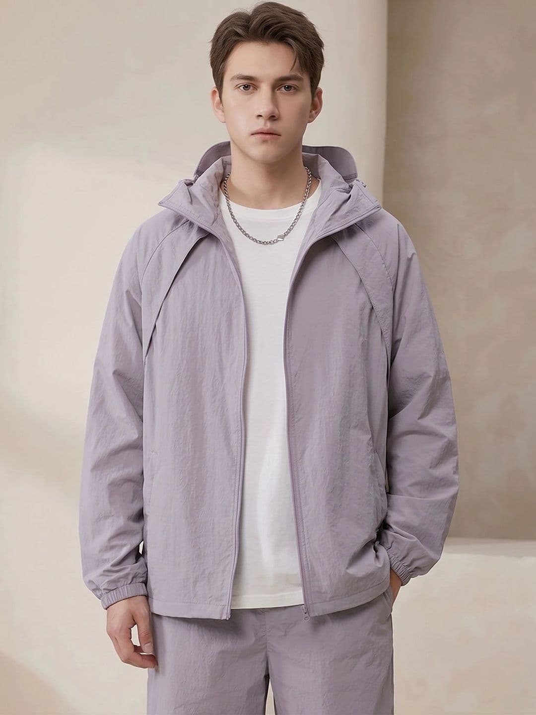 ENRIZZ Men Lightweight Outdoor Woven Jacket - view 1
