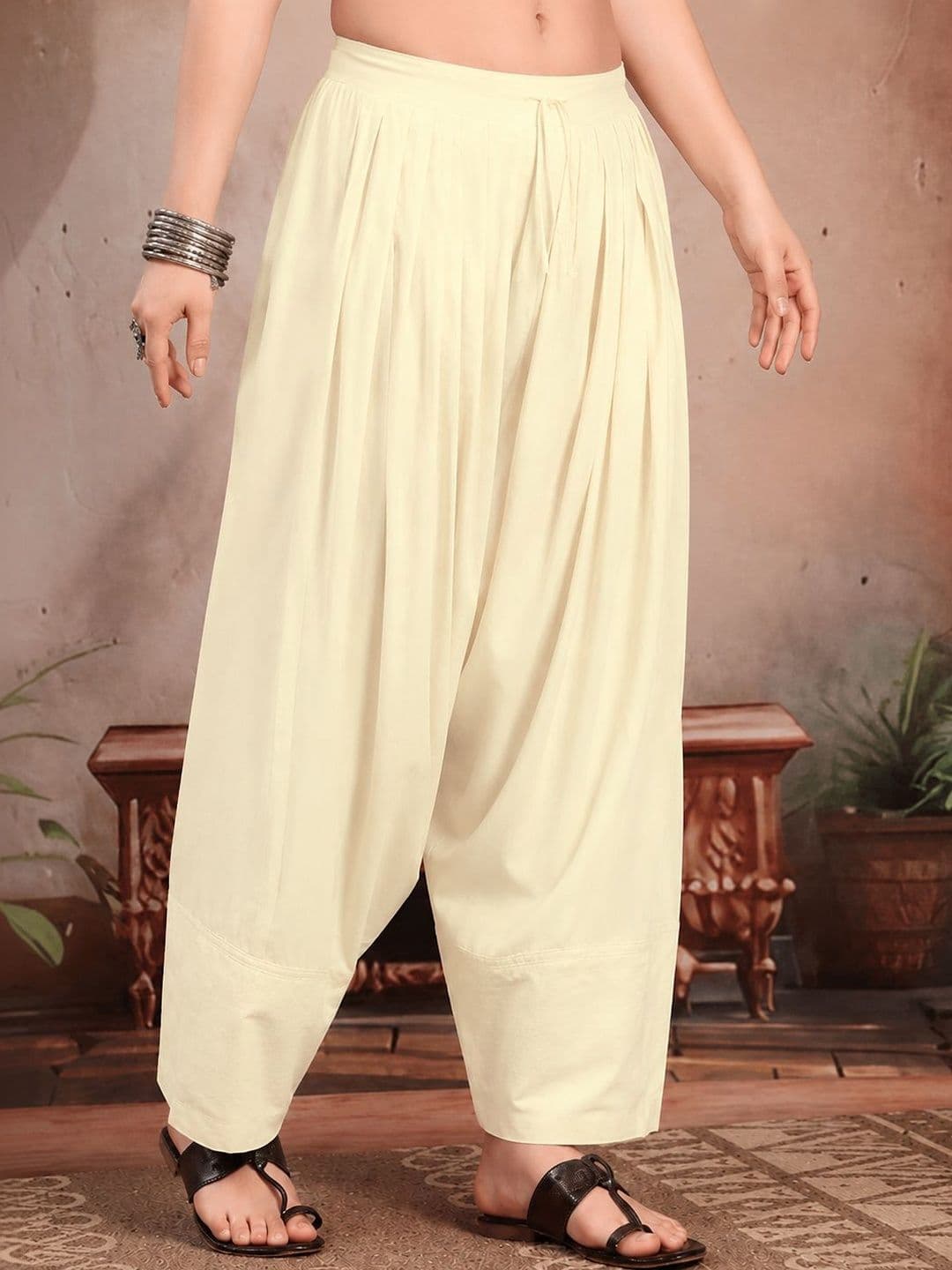 Anouk Women Knitted Ethnic Palazzos - view 1
