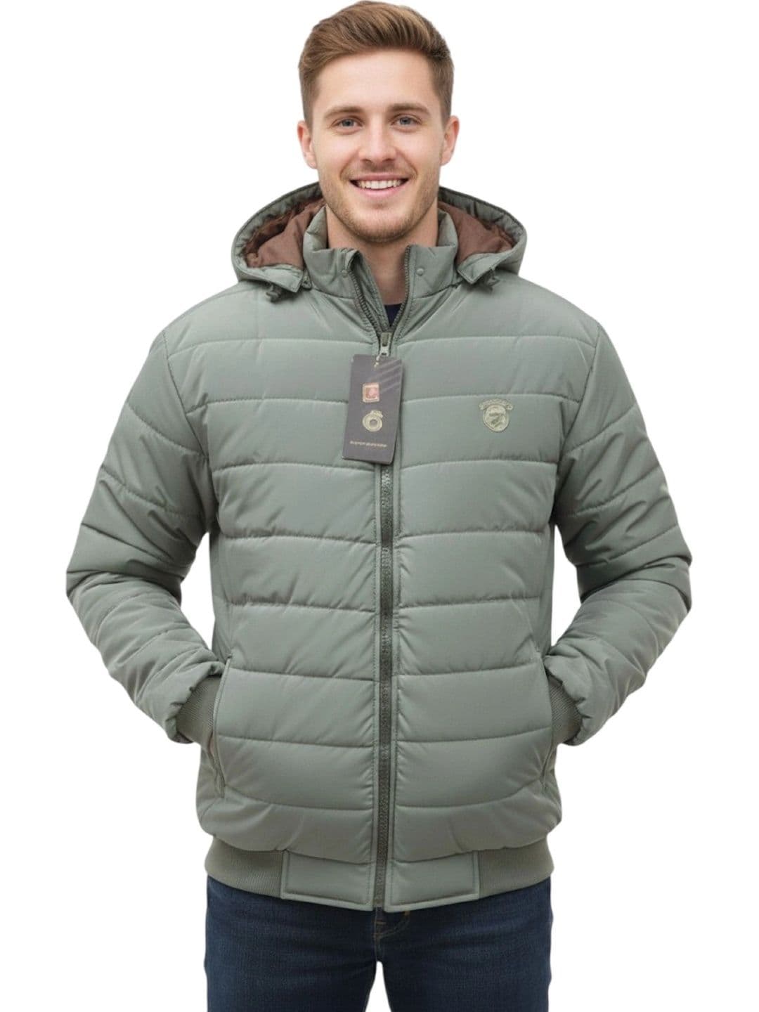 R.Code by The Roadster Life Co. Men Insulator Training or Gym Puffer Jacket - view 1