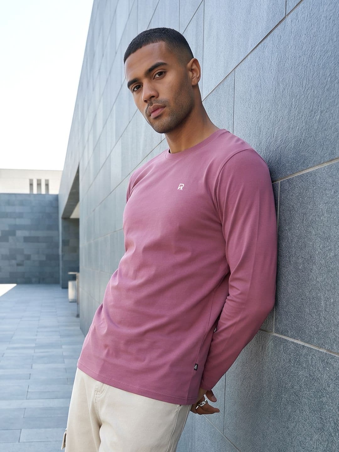 The Roadster Life Co. Knitted Pure Cotton T-shirt - view 1