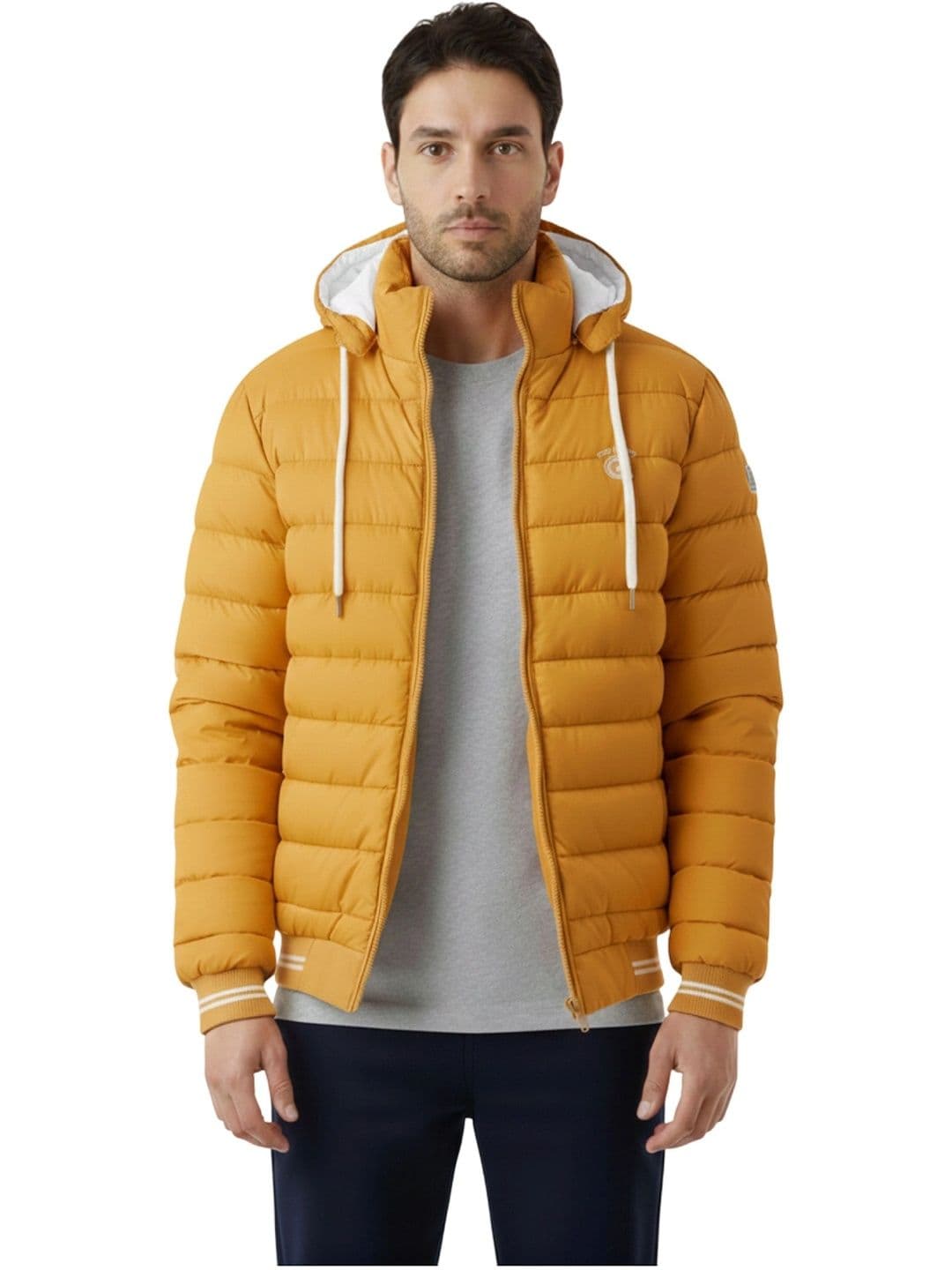 R.Code by The Roadster Life Co. Men Insulator Training or Gym Puffer Jacket - view 1