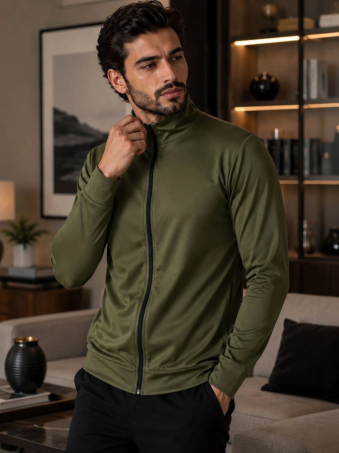 SZN Men Lightweight Sporty Jacket - view 1