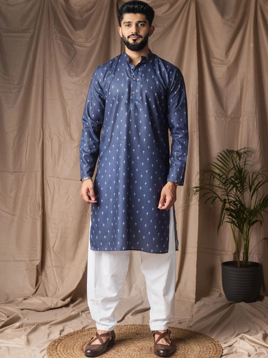 Anouk Men Ethnic Motifs Printed Kurta - view 1