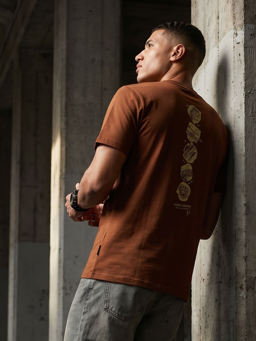 The Roadster Life Co. Printed Pure Cotton T-shirt - view 1