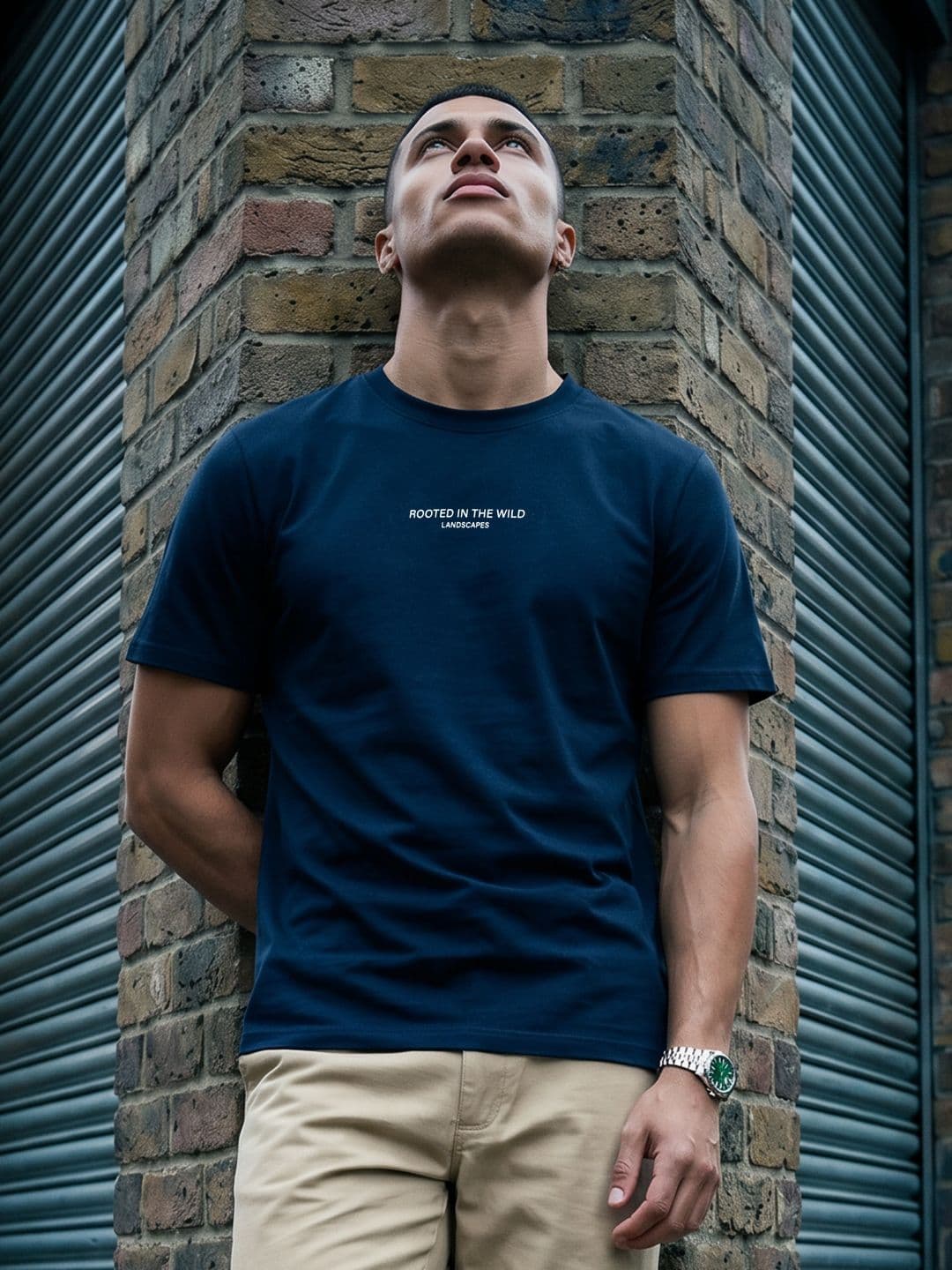 The Roadster Life Co. Typography Printed Pure Cotton T-shirt - view 1