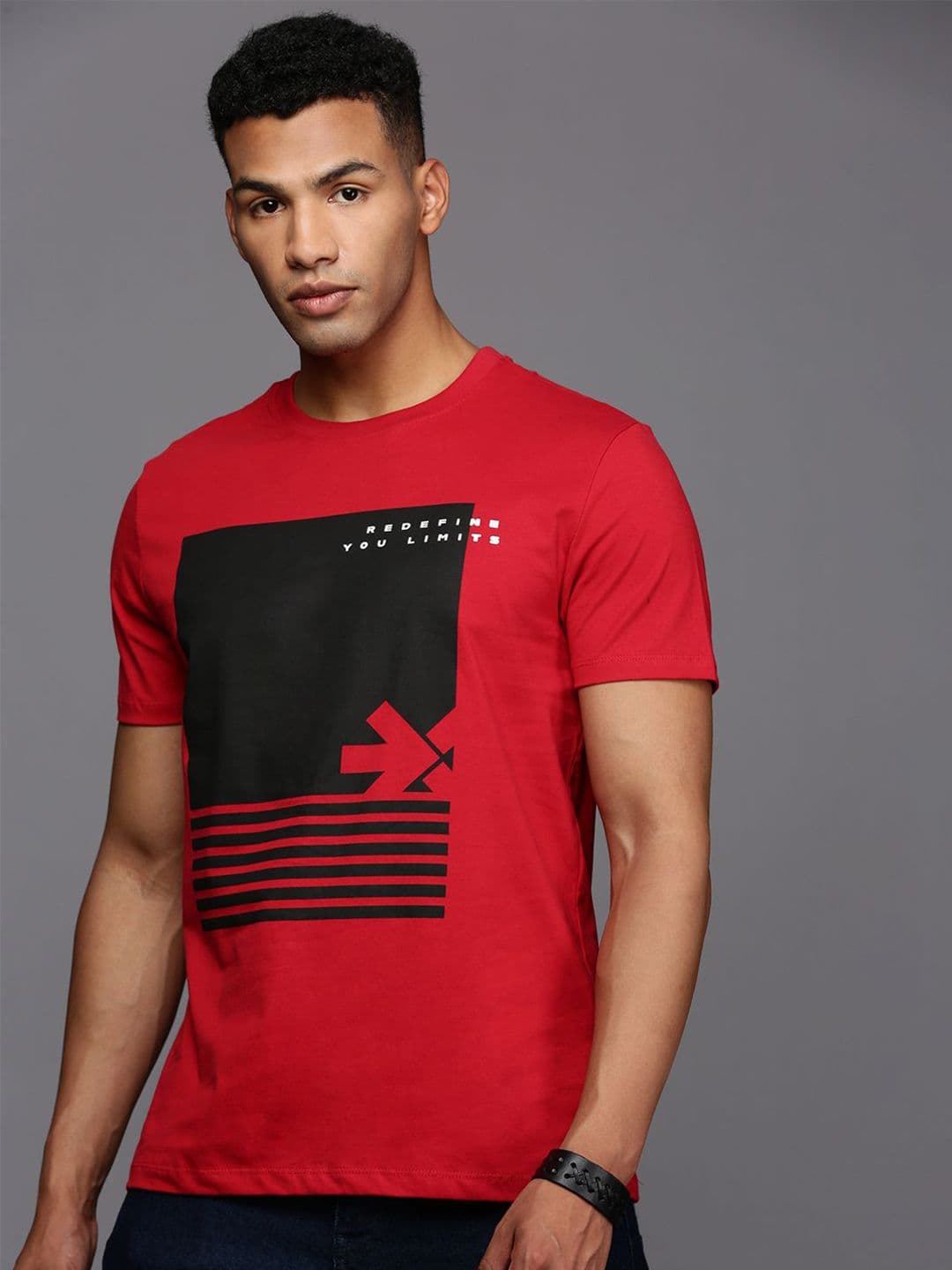 HRX by Hrithik Roshan Men Typography Printed Round Neck T-shirt - view 1