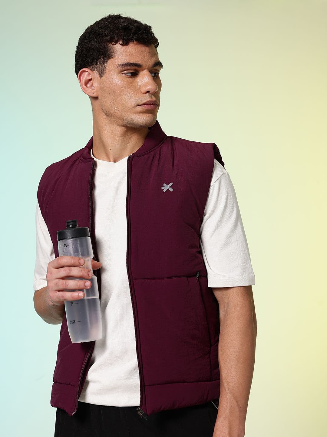HRX by Hrithik Roshan Mock Collar Sports Running Padded Jacket - view 1