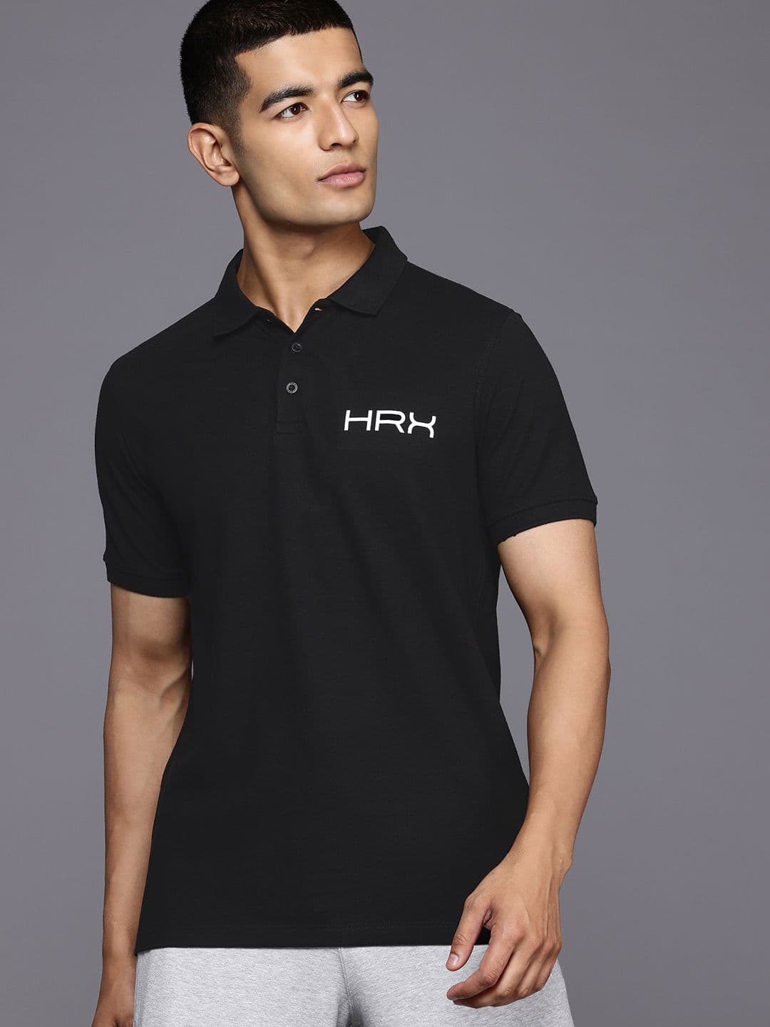 HRX by Hrithik Roshan Men Polo Collar T-shirt - view 1