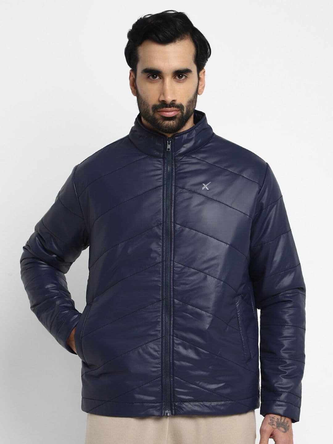 HRX by Hrithik Roshan Stand Collar Padded Jacket - view 1