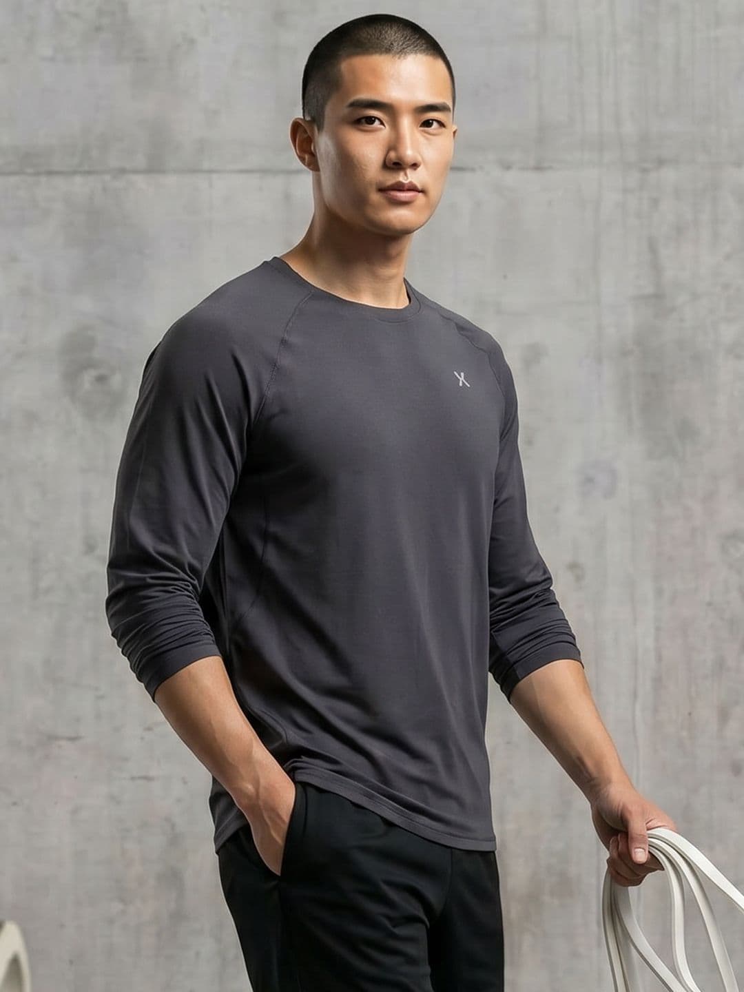 HRX by Hrithik Roshan Brand Logo Rapid-Dry Training T-shirt - view 1
