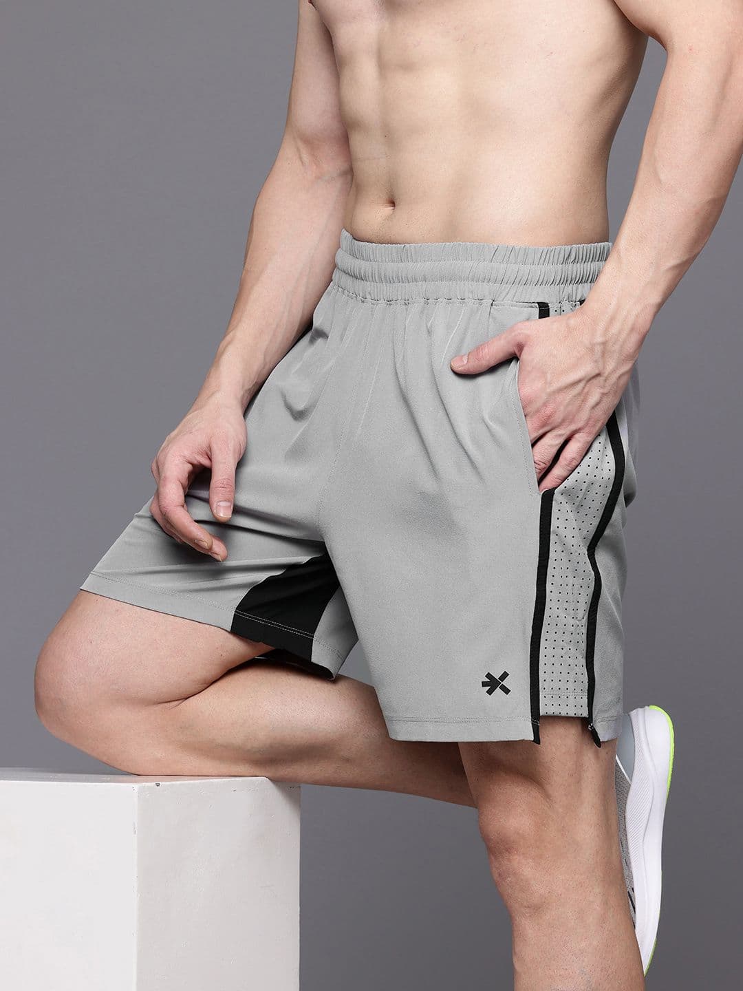 HRX by Hrithik Roshan Men Self Design Sports Shorts - view 1