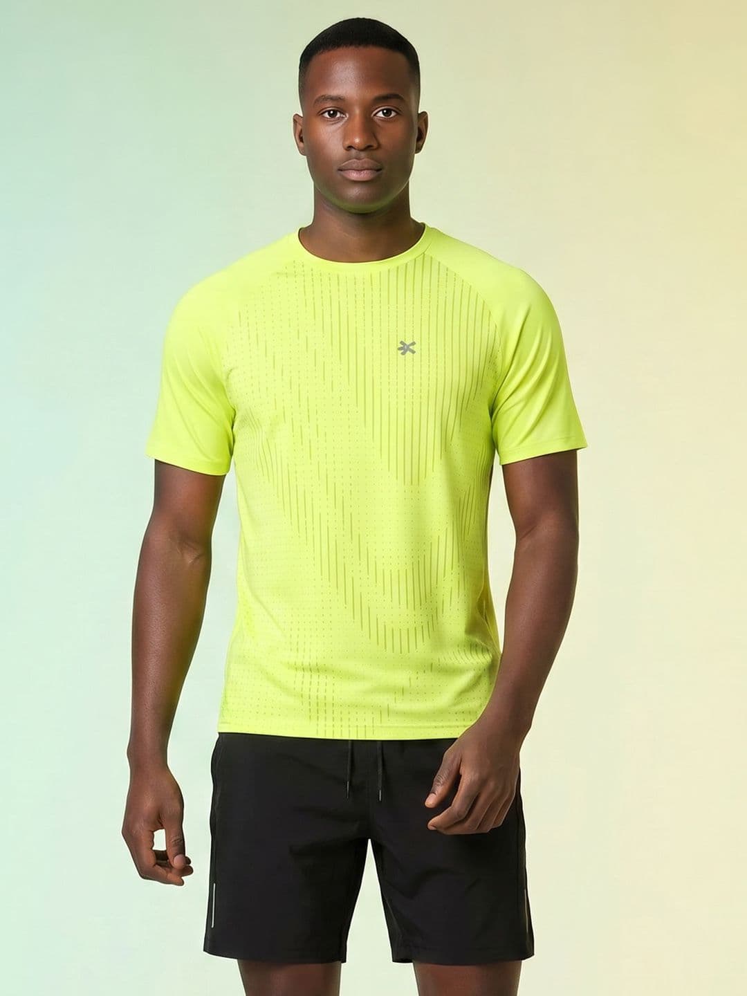 HRX by Hrithik Roshan Printed Rapid-Dry Training T-shirt - view 1