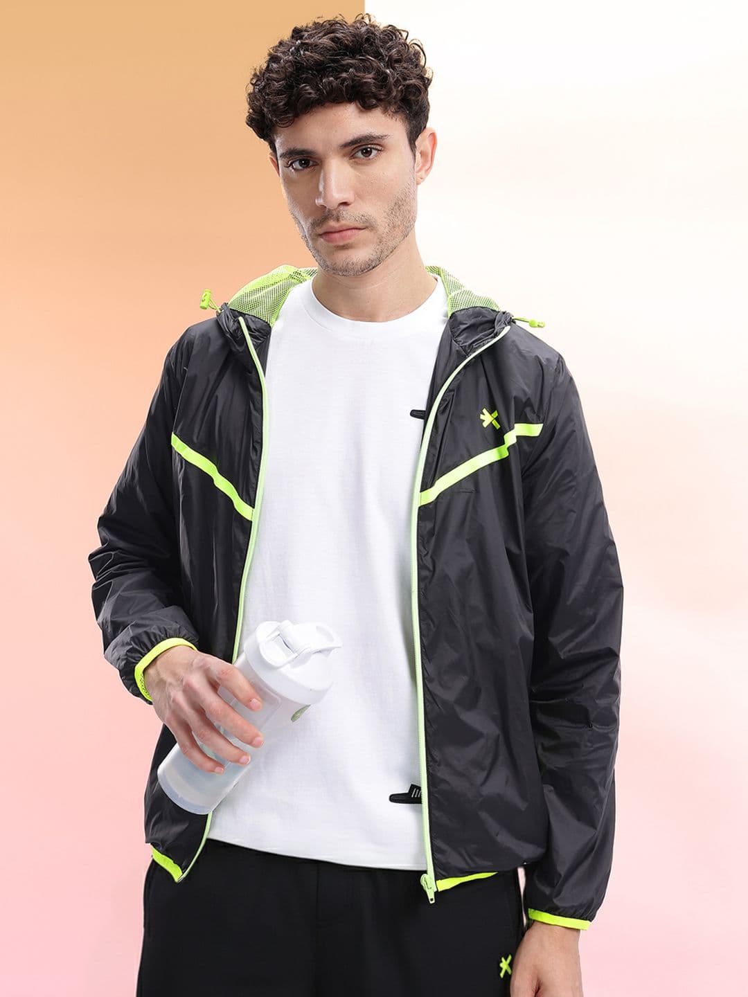 HRX by Hrithik Roshan Hooded Sporty Jacket - view 1