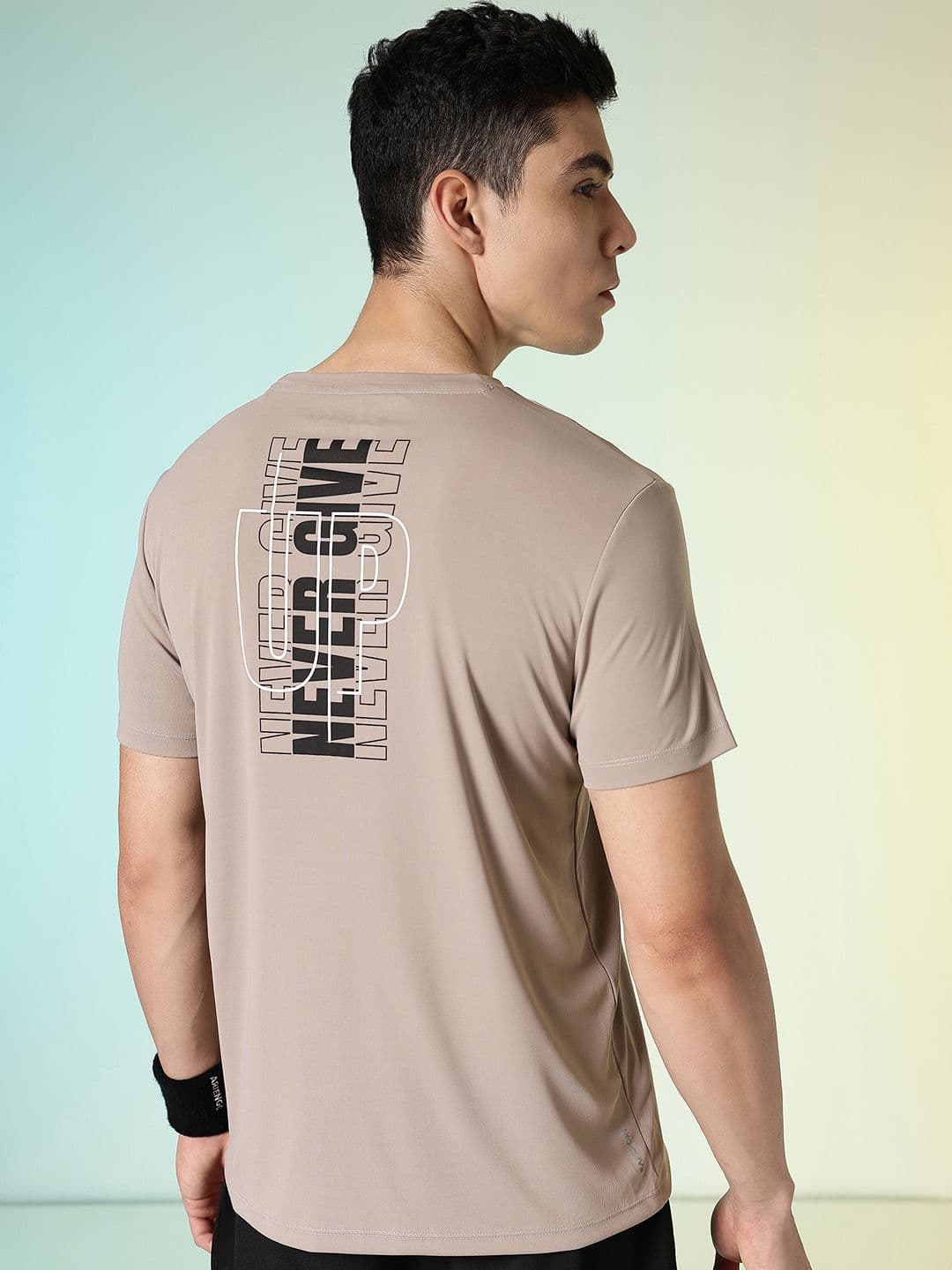 HRX by Hrithik Roshan Men Typography Printed Rapid-Dry Training T-shirt - view 1