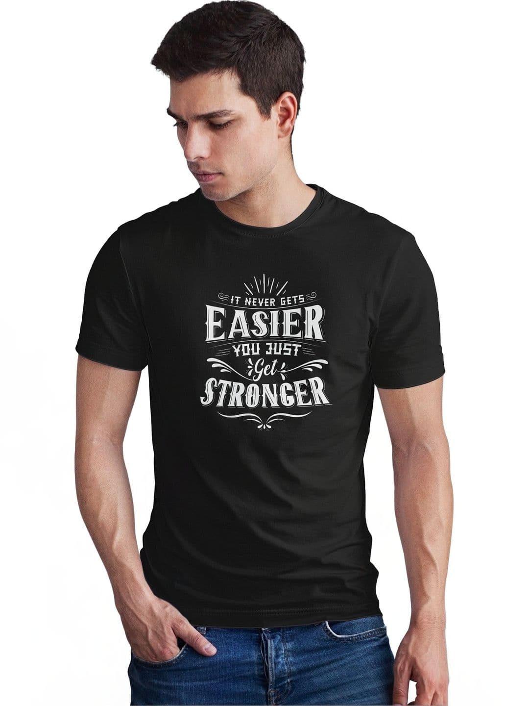 Seekbuylove Men Typography Printed Bio Finish T-shirt - view 1
